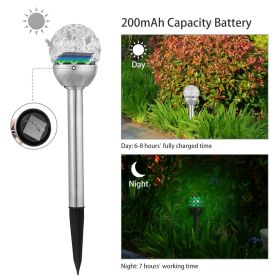 3 Pcs Outdoor Solar Lights IP44 Waterproof Ball RGB Light Garden Decor Lamp Landscape Christmas 3 Pcs Outdoor Solar Lights IP44 Waterproof Ball RGB Light Garden Decor Lamp Landscape Christmas